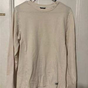 The North Face Men's Off-White Long Sleeve Tee